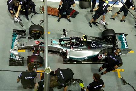 Nico Rosberg - Mercedes - Formel 1 - GP Singapur - 18. September 2015
