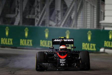 Jenson Button - McLaren - Formel 1 - GP Singapur - 18. September 2015