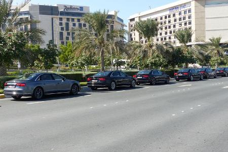 Audi A8L - F1 Abu Dhabi 2014 - Carspotting