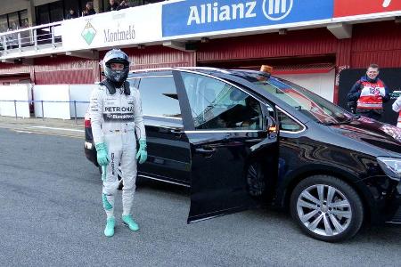 Nico Rosberg - Mercedes - Formel 1-Test - Barcelona - 22. Februar 2015