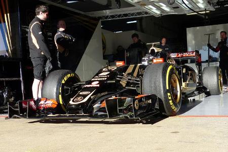 Romain Grosjean - Lotus - Formel 1-Test - Barcelona - 22. Februar 2015