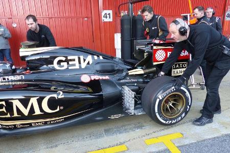Romain Grosjean - Lotus - Formel 1-Test - Barcelona - 22. Februar 2015