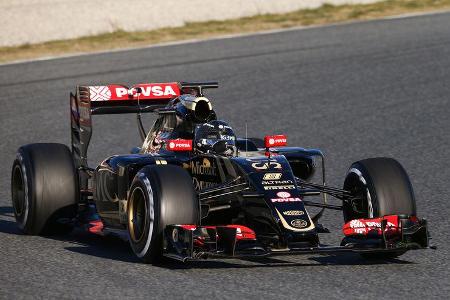 Romain Grosjean - Lotus - Formel 1-Test - Barcelona - 22. Februar 2015