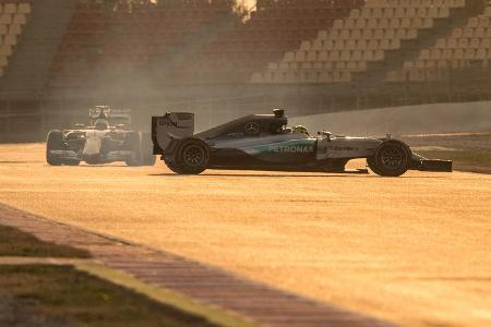 Pascal Wehrlein - F1-Test Barcelona - 2015