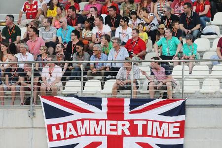 Hamilton-Fans - GP Abu Dhabi - 28. November 2015