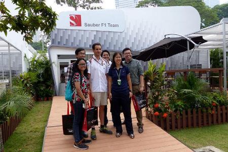 Adrian Sutil - Sauber - Formel 1 - GP Singapur - 18. September 2014