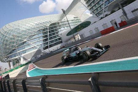 Lewis Hamilton - Mercedes - Formel 1 - GP Abu Dhabi - 27. November 2015