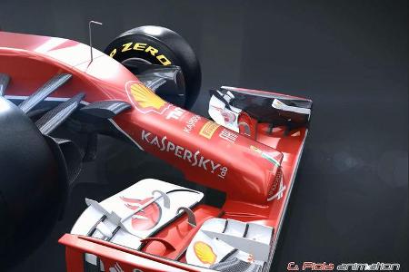 Formel 1 - F1 - Ferrari - Ferrari F14-T - Vergleich - SF15-T - Piola Animation