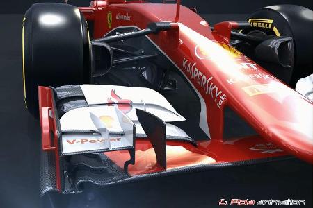 Formel 1 - F1 - Ferrari - Ferrari SF15-T - Piola Animation - GP Australien 2015