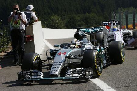 Lewis Hamilton - Mercedes - Formel 1 - GP Belgien - Spa-Francorchamps - 22. August 2015