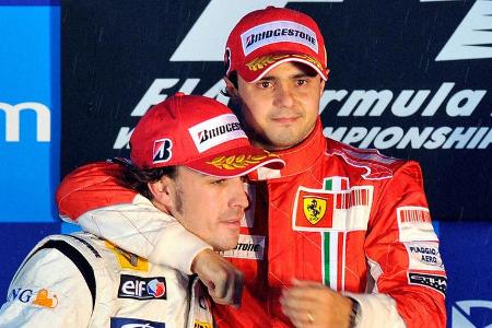Massa und Alonso