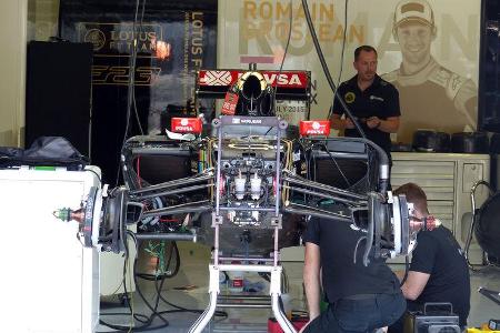 Lotus - GP Ungarn - Budapest - Donnerstag - 23.7.2015