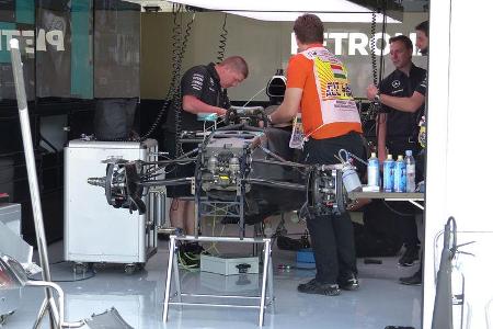 Mercedes - GP Ungarn - Budapest - Donnerstag - 23.7.2015