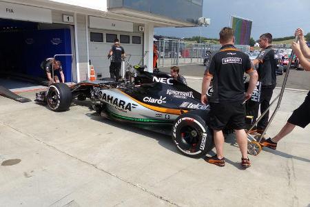 Force India - GP Ungarn - Budapest - Donnerstag - 23.7.2015