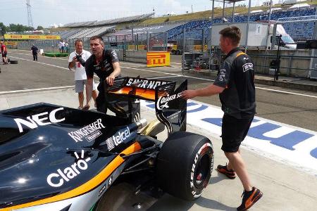 Force India - GP Ungarn - Budapest - Donnerstag - 23.7.2015