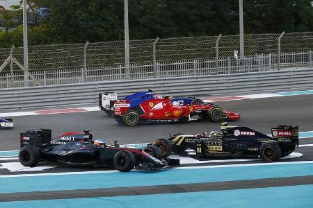 Maldonado & Alonso - GP Abu Dhabi 2015