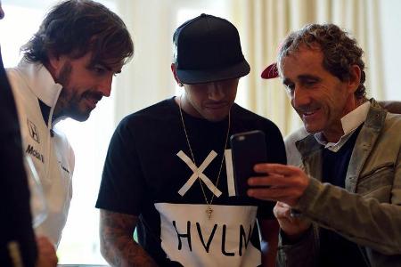 Alonso - Hamilton - Prost - Champions Dinner - GP Österreich 2015