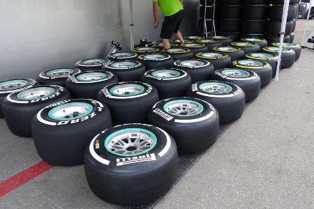 Pirelli-Reifen - Formel 1 - GP USA - Austin - 21. Oktober 2015