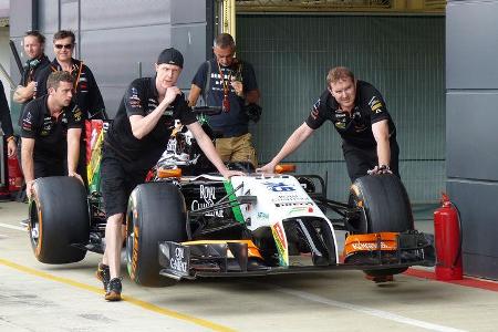 Force India - Formel 1 - GP England - Silverstone - 3. Juli 2014