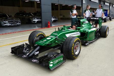 Caterham - Formel 1 - GP England - Silverstone - 3. Juli 2014