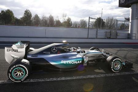 Lewis Hamilton - Mercedes Formel 1-Test - Barcelona - 26. Februar 2015