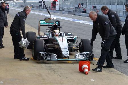 Mercedes AMG W06 - Barcelona Test 2015 - Formel 1