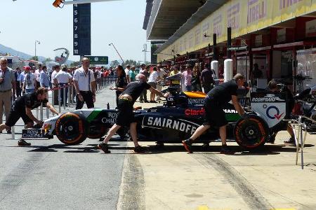 Force India - Formel 1 - GP Spanien - Barcelona - 9. Mai 2014
