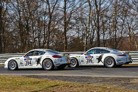 Porsche Cayman - Porsche 911 - VLN 1 - Nürburgring Nordschleife - 29. März 2014
