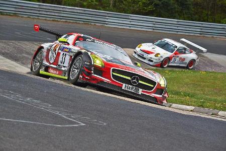 Füchschen Mercedes SLS - VLN Nürburgring - 3. Lauf - 26. April 2014