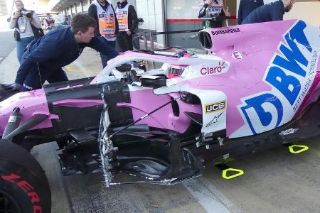 Sergio Perez - Racing Point - F1-Test - Barcelona - 28. Februar 2020