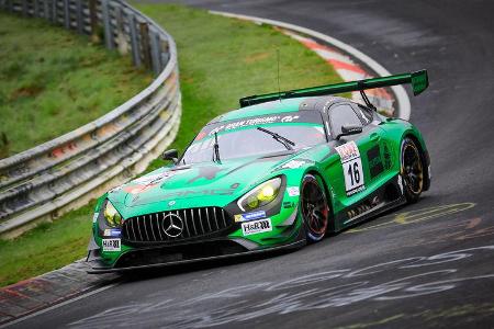 Mercedes-AMG GT3 - Startnummer #16 - Mercedes-AMG Team Black Falcon - SP9 Pro - VLN 2019 - Langstreckenmeisterschaft - Nürbu...