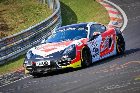 Porsche Cayman S - Startnummer #418 - Team AVIA Sorg Rennsport - V6 - VLN 2019 - Langstreckenmeisterschaft - Nürburgring - N...