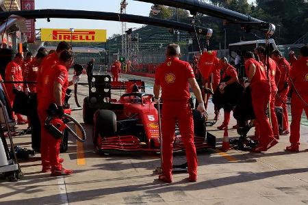 Sebastian Vettel - Ferrari - Formel 1 - GP Emilia-Romagna - Imola - Samstag - 31.10.2020