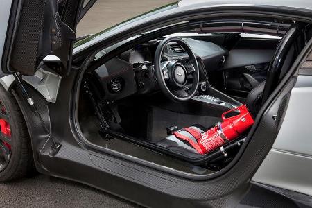 Jaguar C-X75, Cockpit, Fahrersitz