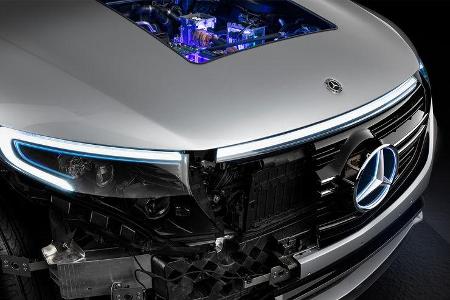 Mercedes EQC Schnittmodell Azubi Projekt