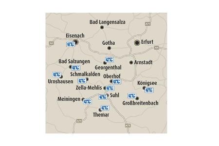 Stellplätze in Thüringen