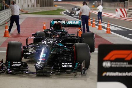 Lewis Hamilton - Mercedes - Formel 1 - GP Bahrain - Sakhir - Qualifikation - Samstag - 28.11.2020