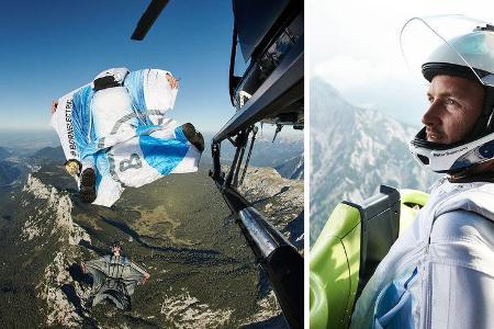 Elektro Wingsuit Peter Salzmann BMW