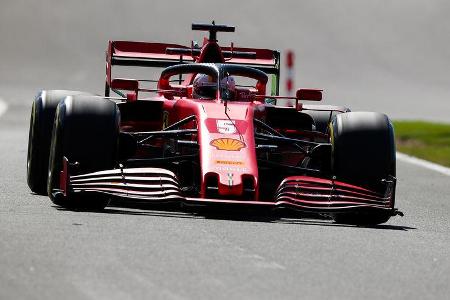 Sebastian Vettel - Ferrari - Formel 1 - GP England - Silverstone - 31. Juli 2020