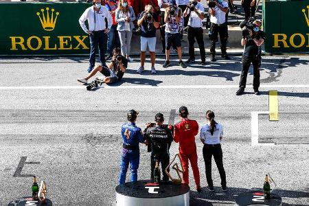 Podium - Formel 1 - GP Österreich - Spielberg - 5. Juli 2020