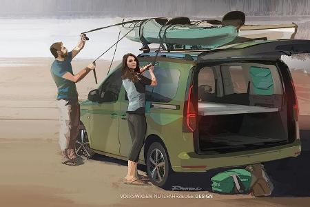 VW Caddy Camper Teaser