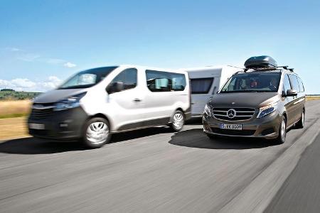 Zuladung, Fahrsicherheit, Mercedes V 220 D