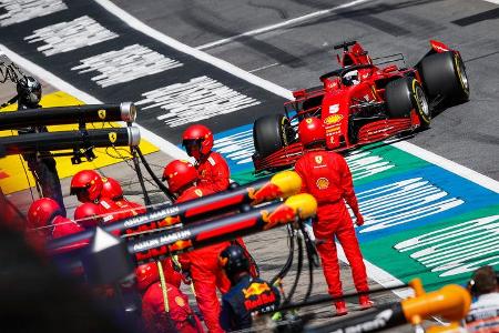 Sebastian Vettel - Ferrari - Formel 1 - GP Steiermark 2020 - Spielberg - Rennen