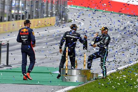 Hamilton - Bottas - Verstappen - Formel 1 - GP Steiermark 2020 - Spielberg - Rennen