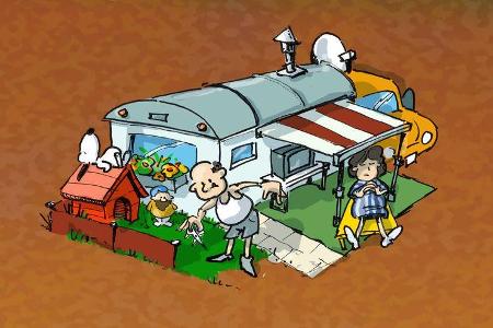 Cartoon Camper-Typen Cartoon Camper-Typen