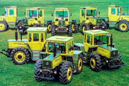MB Trac JubilŠum und Unimog Ackerschlepper