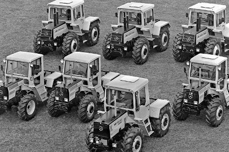 MB Trac JubilŠum und Unimog Ackerschlepper