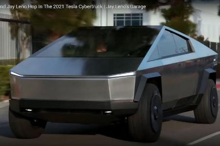 Elon Musk und Jay Leno im Tesla Cybertruck