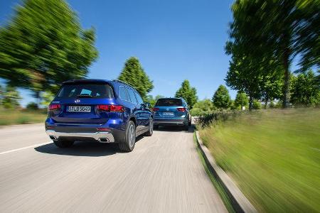 Mercedes GLB 200, VW Tiguan Allspace 1.5 TSI, Exterieur