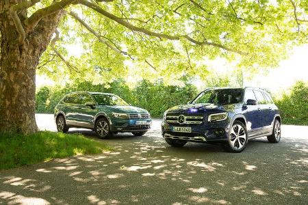 Mercedes GLB 200, VW Tiguan Allspace 1.5 TSI, Exterieur